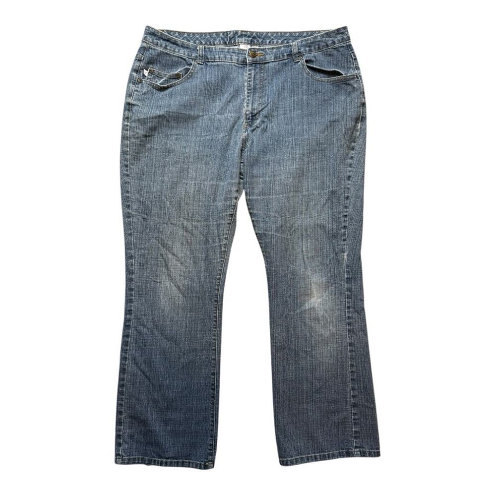 Y2K Bobbie Brooks Plus Size 18 Bootcut Jeans Light Wash